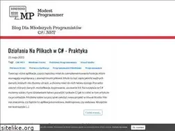 Sites similar to modestprogrammer.pl