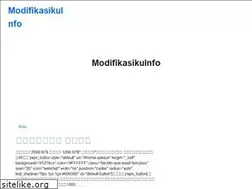 Sites similar to modifikasiku.info