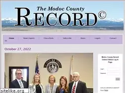 Sites similar to modocrecord.com