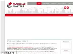 Sites similar to modularmatters.co.uk