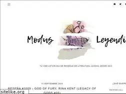 Sites similar to modusleyendi.com