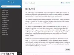Sites similar to modwsgi.readthedocs.io
