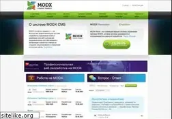 Sites similar to modx.ru