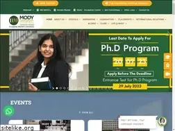 Sites similar to modyuniversity.ac.in