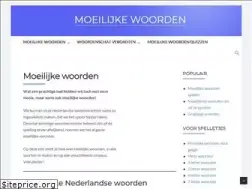 Sites similar to moeilijkewoorden.org