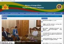 Sites similar to mofa.gov.mm