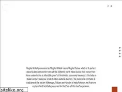 Sites similar to moghulmahal.com.my
