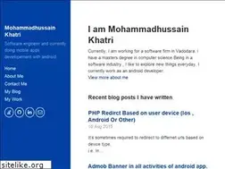 Sites similar to mohammadkhatri.in