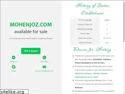 Sites similar to mohenjoz.com