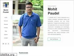 Sites similar to mohitpaudel.com