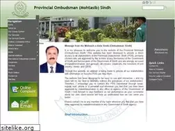 Sites similar to mohtasibsindh.gov.pk