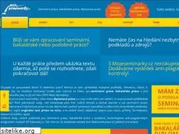 Sites similar to mojeseminarky.cz