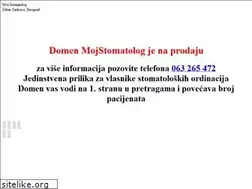 Sites similar to mojstomatolog.rs
