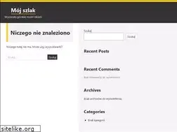 Sites similar to mojszlak.pl