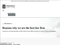 Sites similar to mokaramlawfirm.com