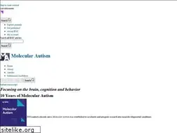 Sites similar to molecularautism.biomedcentral.com