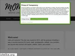 Sites similar to momadviceline.com