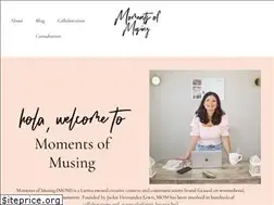 Sites similar to momentsofmusing.com