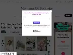 Sites similar to momentsofpositivity.com