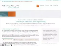 Sites similar to momentumlegalstaffing.com