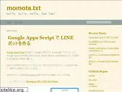 Sites similar to momota.github.io