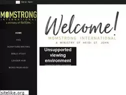 Sites similar to momstronginternational.com