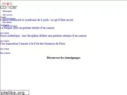 Sites similar to mon-cancer.com