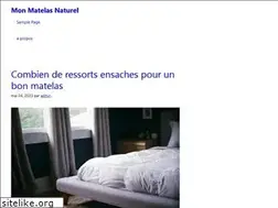 Sites similar to mon-matelas-naturel.fr