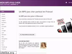 Sites similar to mon-mp3-pas-cher.fr