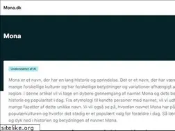 Sites similar to mona.dk