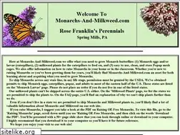 Sites similar to monarchs-and-milkweed.com