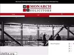 Sites similar to monarchsolicitors.com