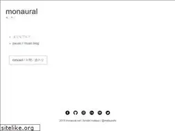 Sites similar to monaural.net