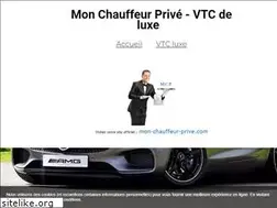 Sites similar to monchauffeurprive.fr