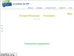 Sites similar to moncompte-personnel-formation.fr