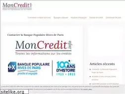 Sites similar to moncredit.info