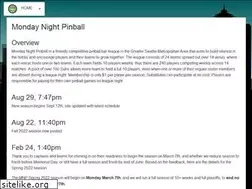 Sites similar to mondaynightpinball.com