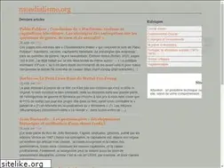 Sites similar to mondialisme.org