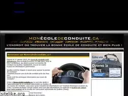 Sites similar to monecoledeconduite.ca