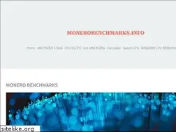 Sites similar to monerobenchmarks.info