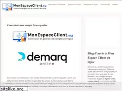 Sites similar to monespaceclient.org