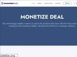Sites similar to monetizedeal.com
