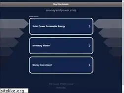 Sites similar to moneyandpower.com