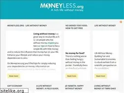 Sites similar to moneyless.org