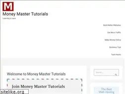 Sites similar to moneymastertutorials.com