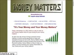 Sites similar to moneymatters.org