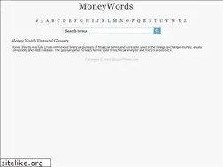 Sites similar to moneywords.com