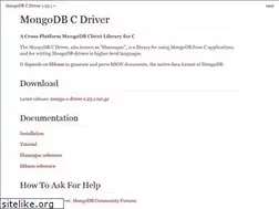 Sites similar to mongoc.org