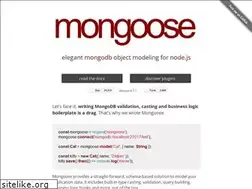 Sites similar to mongoosejs.com