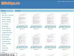 Sites similar to monhoc.vn